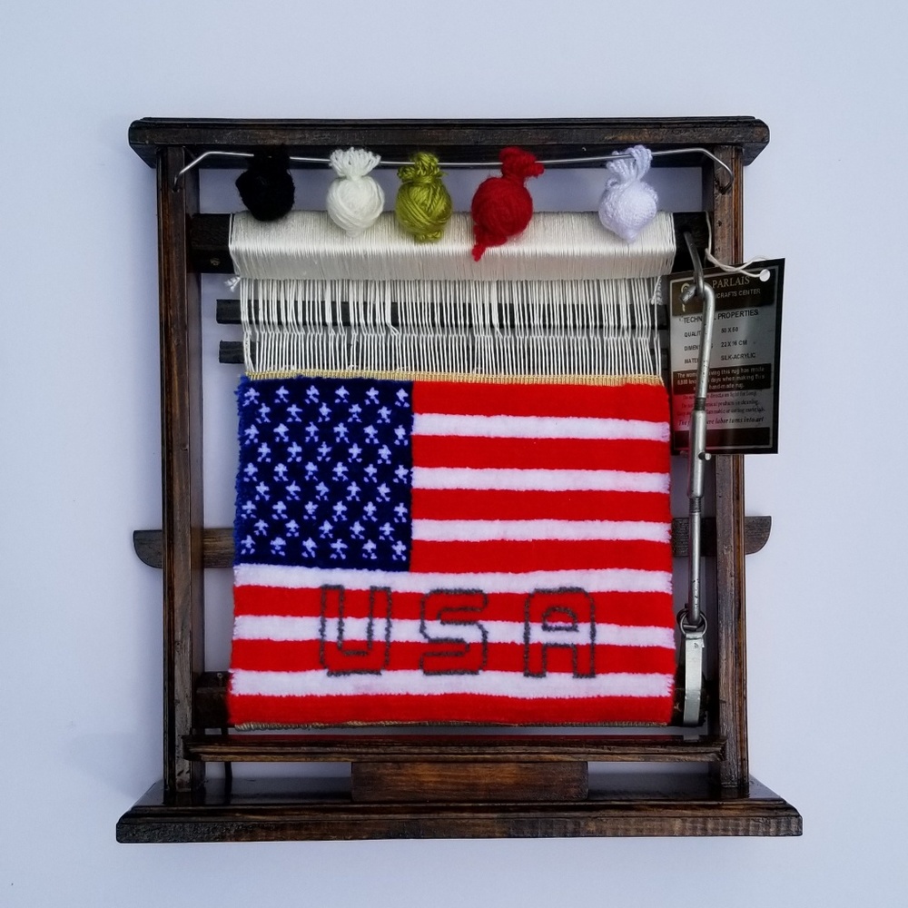 Miniature weaving rug for office table. Nice gift